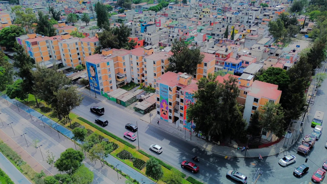 Unidad habitacional Vicente Guerrero, en Iztapalapa, Ciudad de México