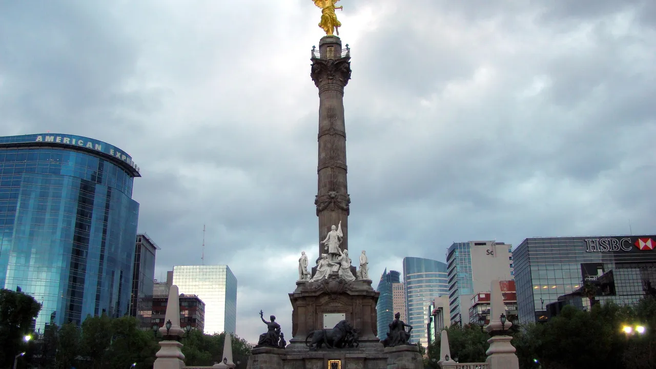 El Ángel de la Independencia, en la Ciudad de México