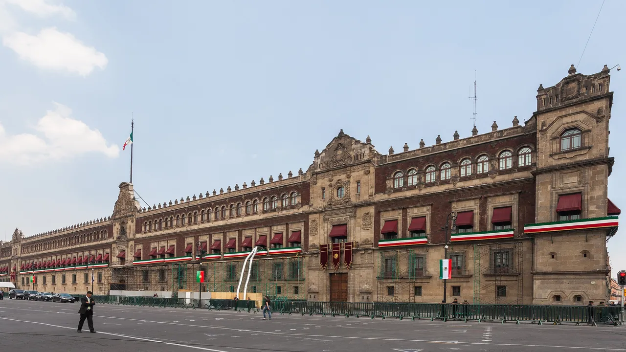 Palacio Nacional, en la Ciudad de México